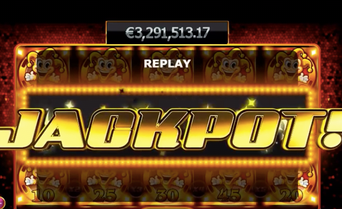 Jackpot winning at Joker Millions Slot